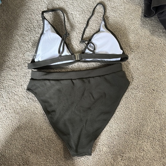 NWT Gray Bikini - Picture 2 of 3